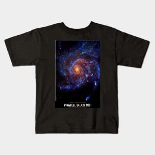 High Resolution Astronomy Pinwheel Galaxy M101 Kids T-Shirt